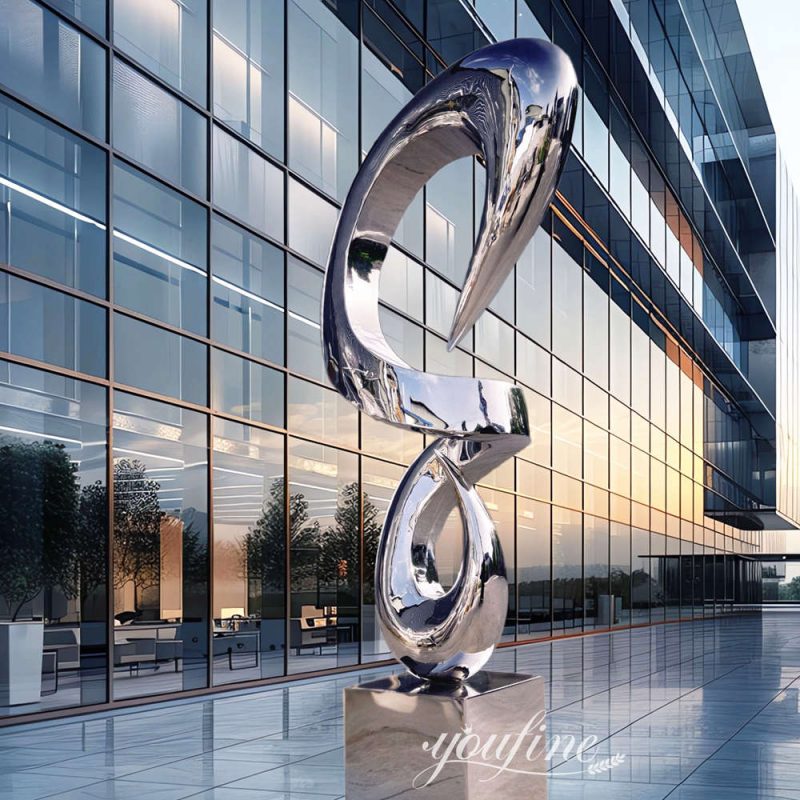 large abstract sculpture for city space