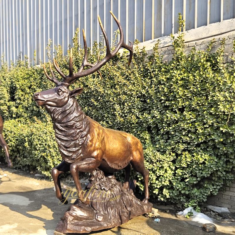 bronze Deer Statues for yard