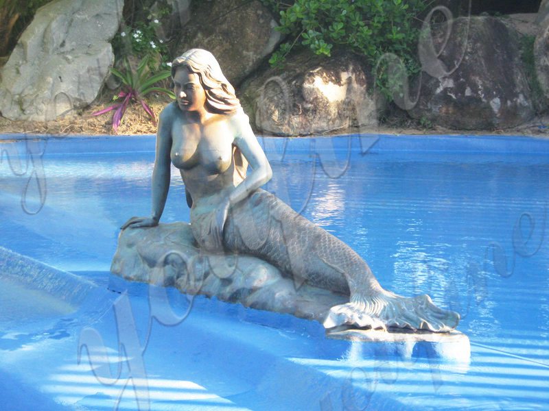 bronze mermaid statue-YouFine Sculpture