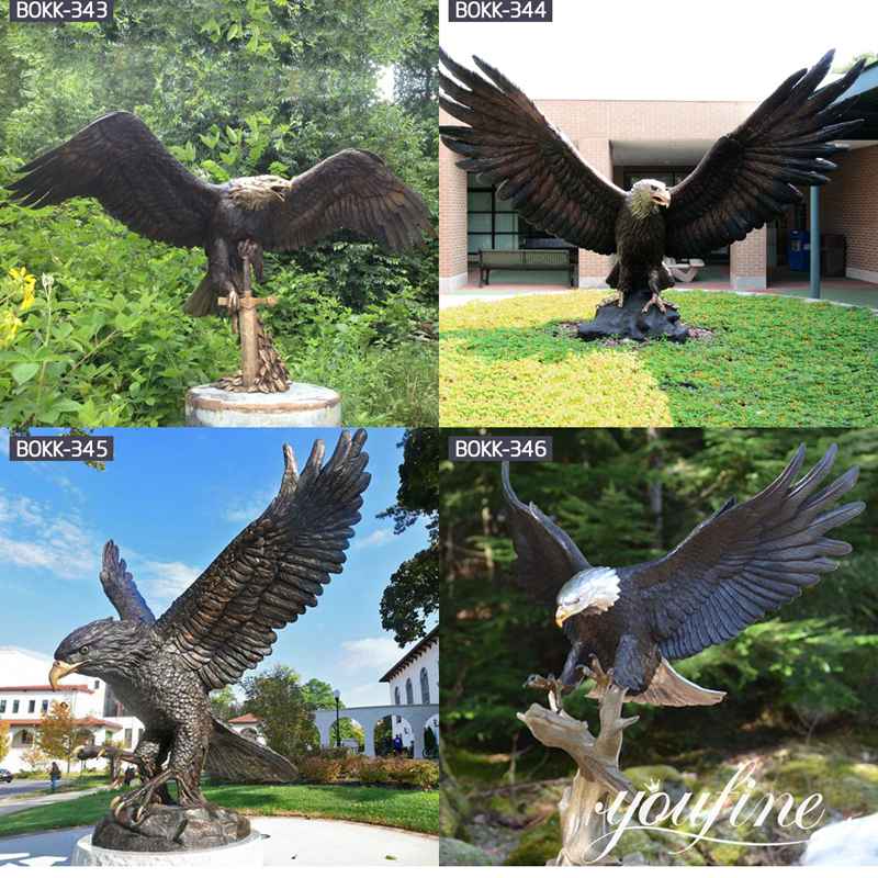 eagle statues for outside-YouFine Sculpture