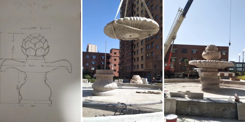 fountain from design to installation