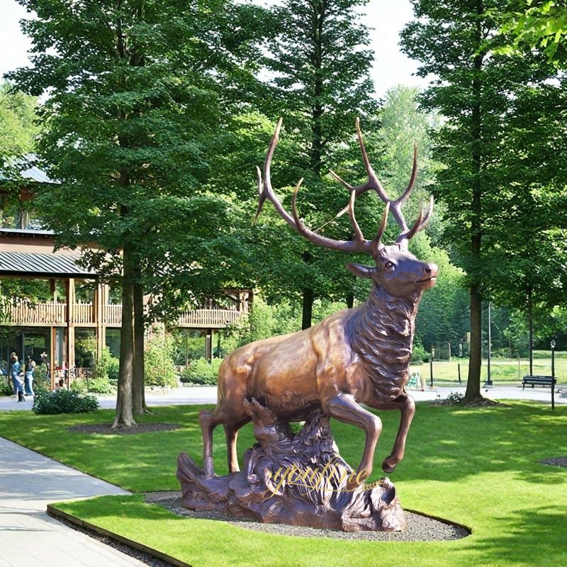 large Outdoor Deer Statues