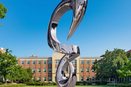 Stainless Steel Large Abstract Sculpture CSS-172