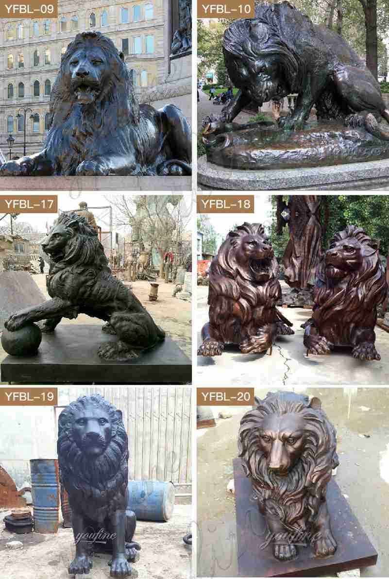 lion statues for front porch