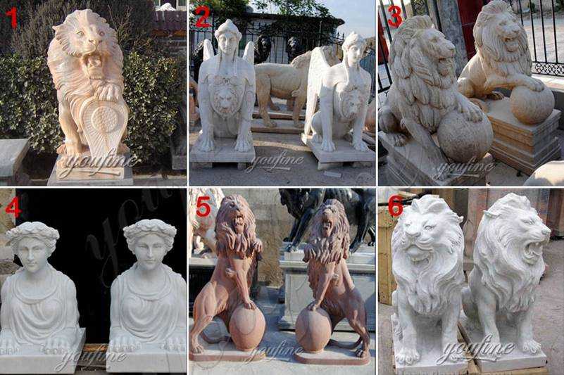 marble lion statues for sale