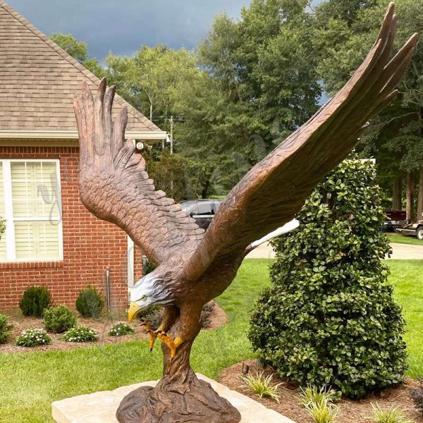 real size bronze eagle statue 