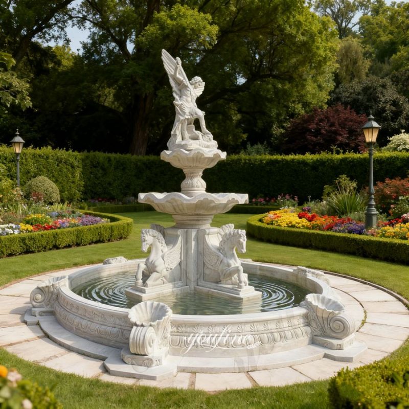 saint michael fountain