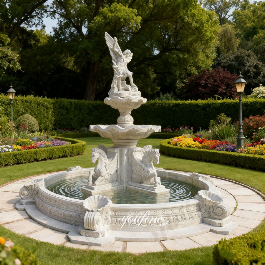 saint michael fountain