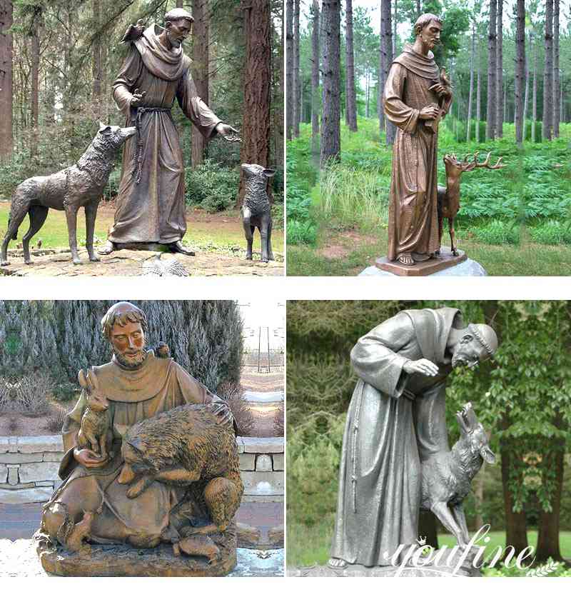 st francis statue garden-YouFine Sculpture