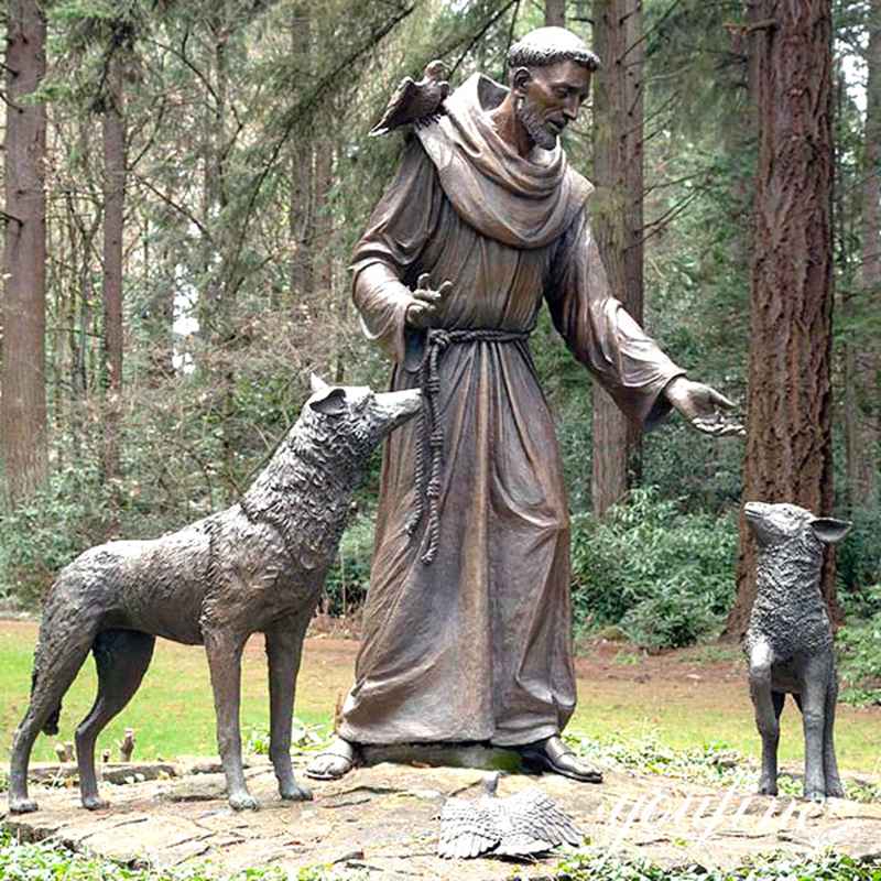 st francis statues garden-YouFine Sculpture