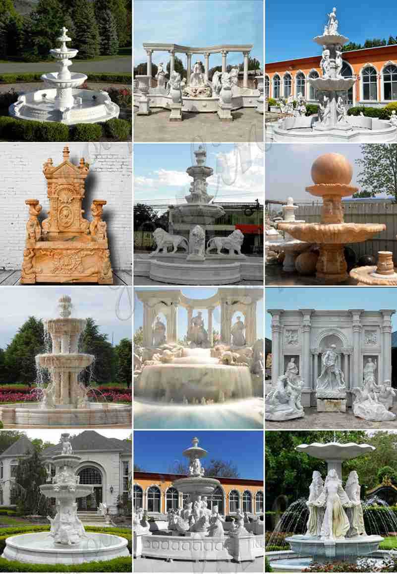 water fountain for backyard decor