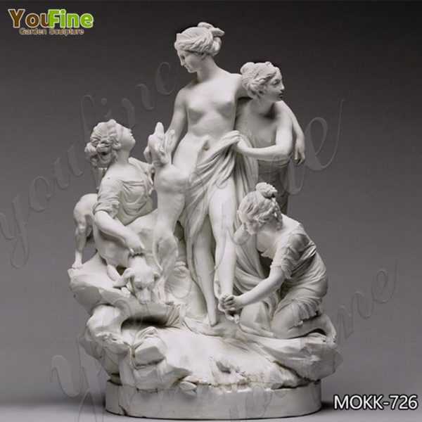 Classic Diana at the Bath Marble Statue Replica for Sale