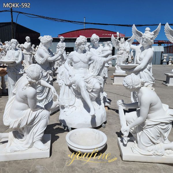 Classic-Greek-Outdoor-White-Marble-Apollo-Bath-Statue-Supplier