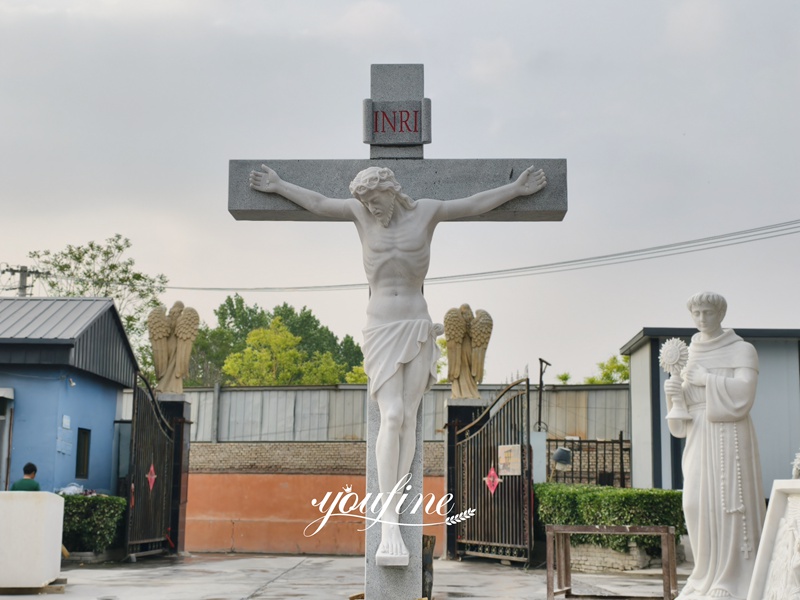 Crosses and Crucifixes with Jesus Statue
