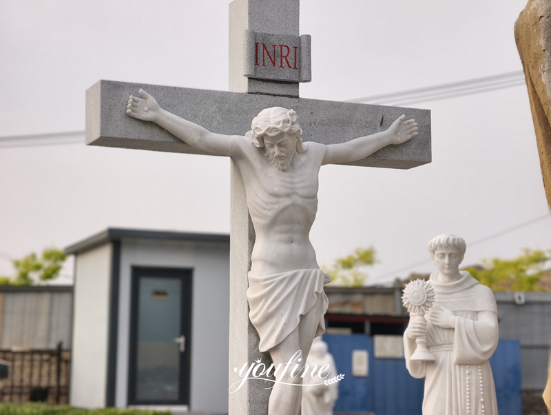 Crucifixes with Jesus Statue details