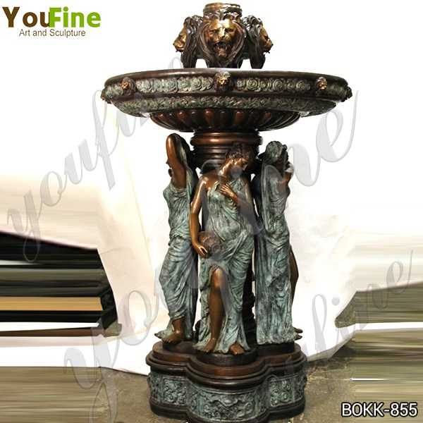 Large Bronze Garden Statuary Fountain