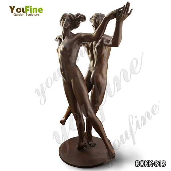 Life Size Classic Bronze Dancer Statue Design for Garden Manufacturer BOKK-813