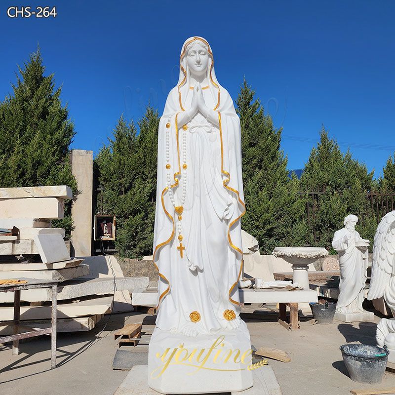 Our Lady of Lourdes marble Statue