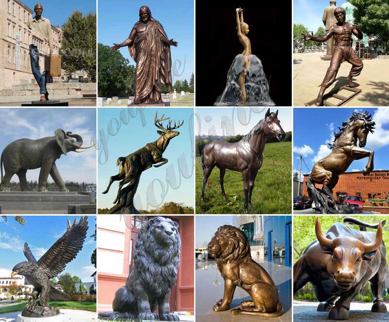 Outdoor Large Bronze Bear Family Sculpture