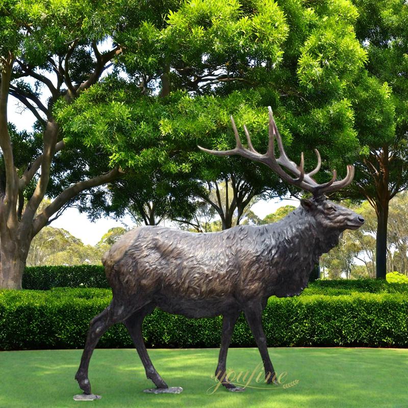 Outdoor Stag art Statue