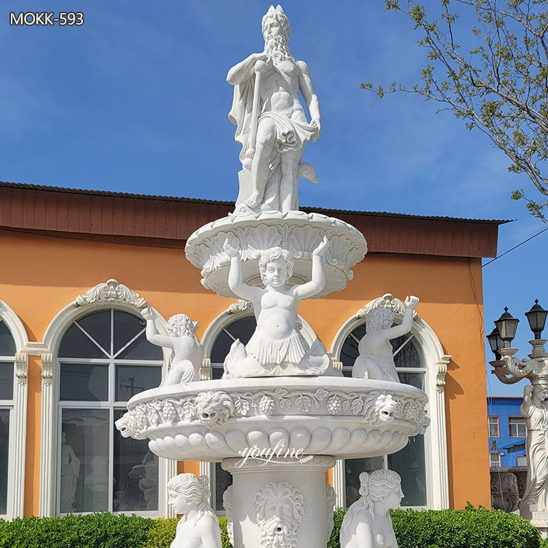Poseidon water fountain detail