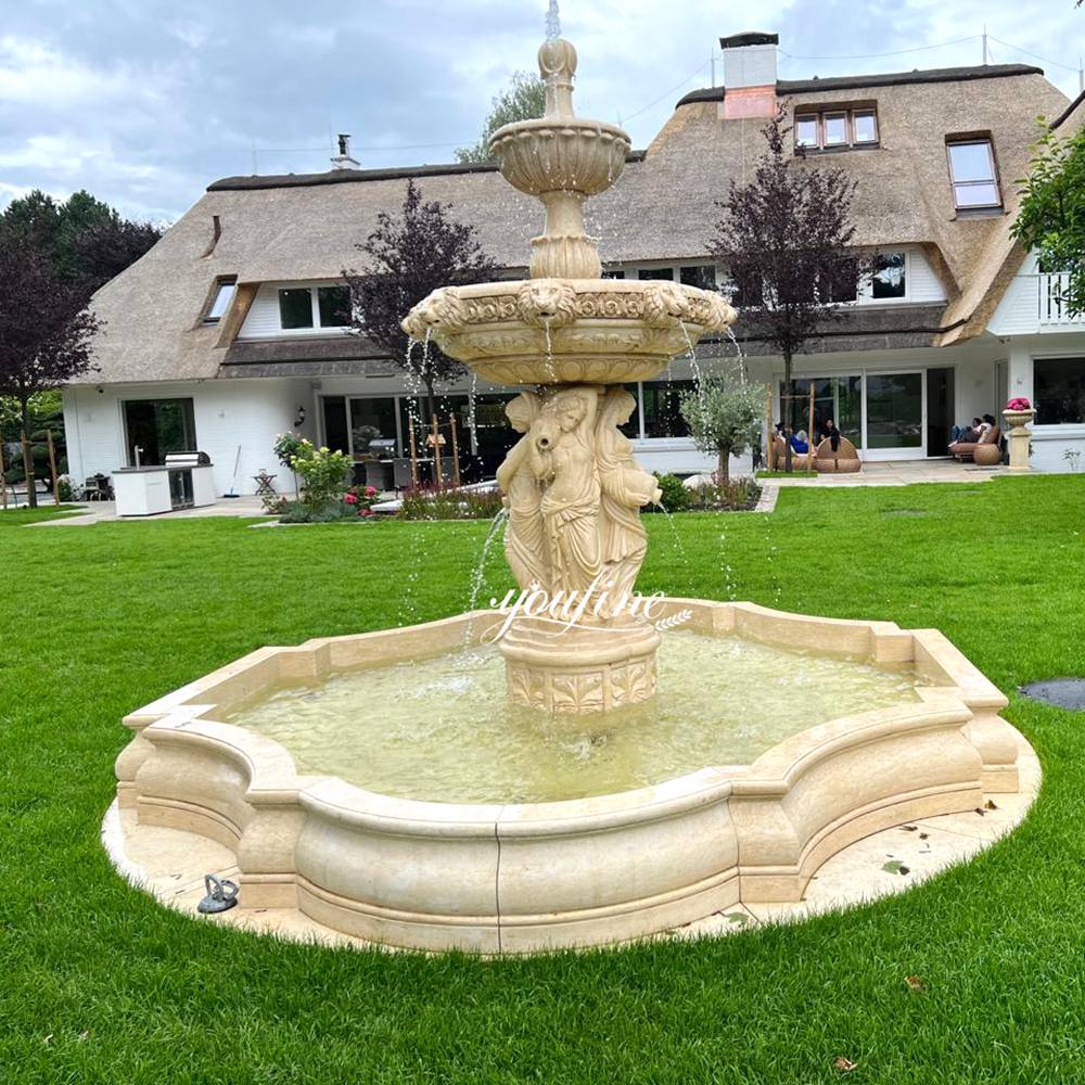 Female Holding a Jar Egyptian Water Fountain MOKK-610