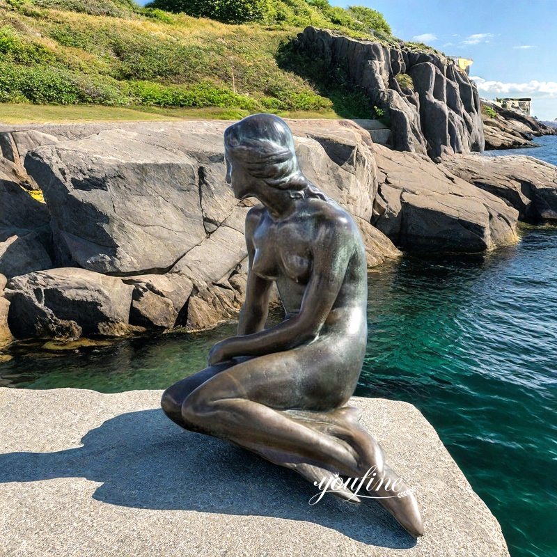 bronze mermaid statue for sale