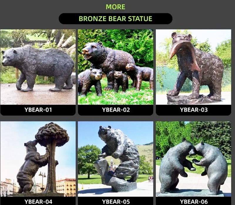 life size bear statues for sale