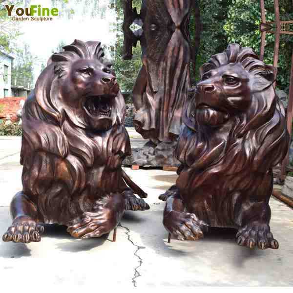 lion statues for front porch