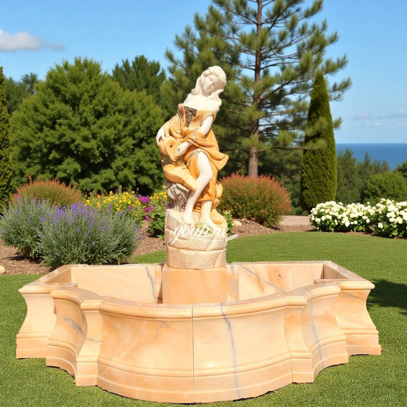 Beautiful marble Lady Fountain