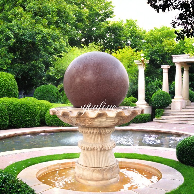 marble Spinning Ball Water Fountain