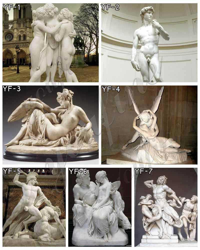 marble four seasons statues for sale