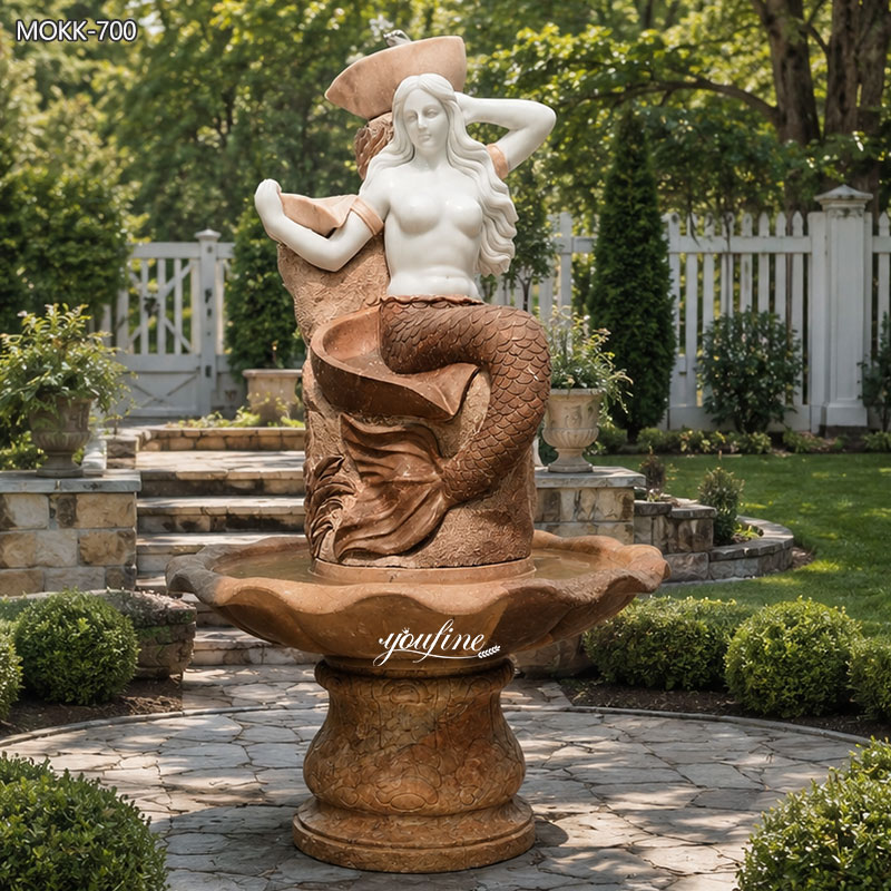 Marble Mermaid Fountain for Sale MOKK-700