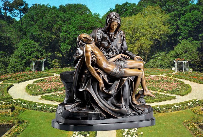 mary and jesus statue