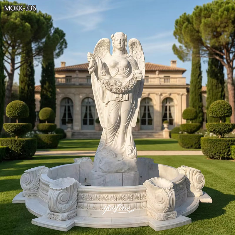 Marble Outdoor Angel Fountains MOKK-336