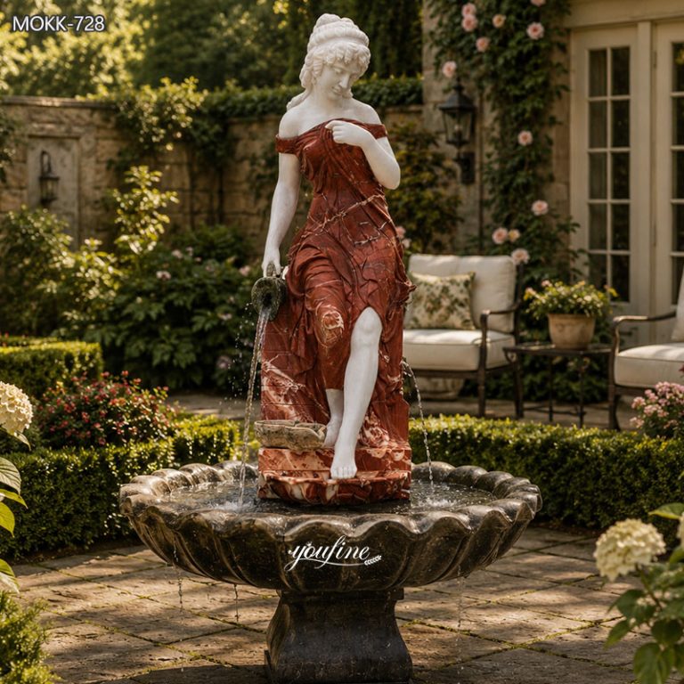 Marble Woman Fountain Sculpture MOKK-728