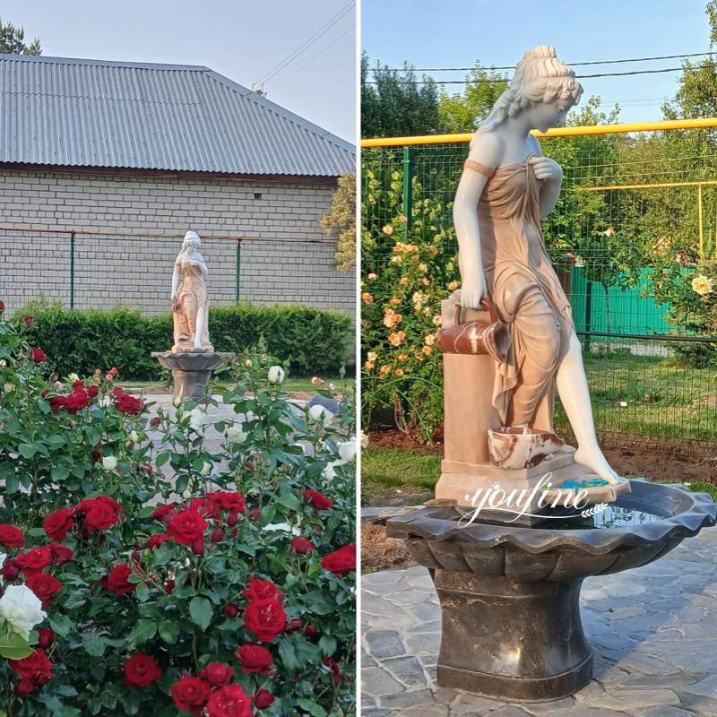 woman fountain sculpture feedback