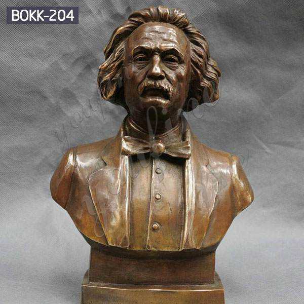 Custom High-quality Casting Brass Einstein Bust Statue Design Supplier BOKK-204