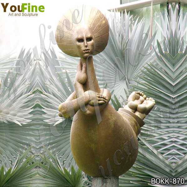 Famous Bronze Wealth Abstract Woman Sculpture Replica