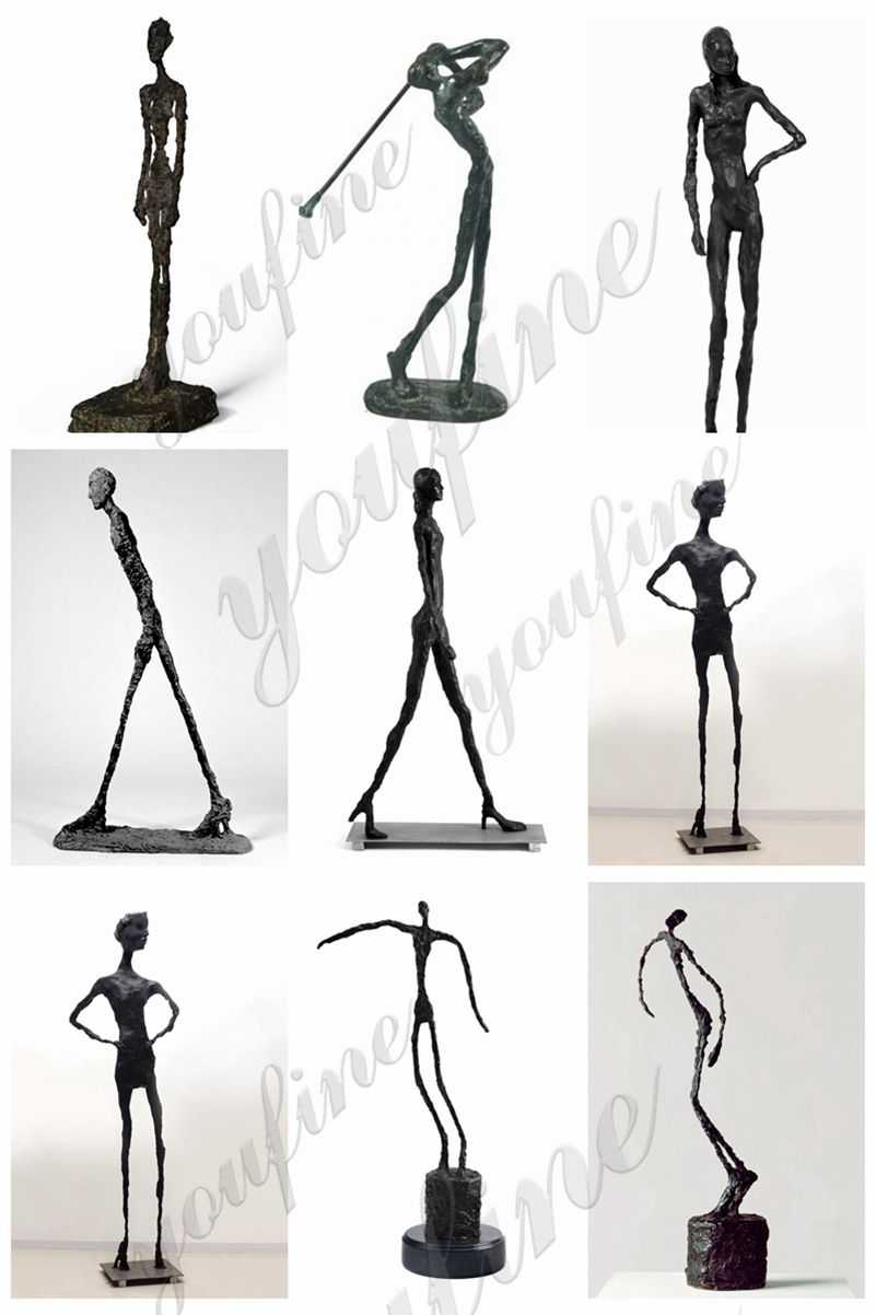 Giacometti walking man sculpture