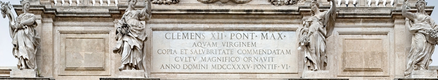Inscription by Clement XII
