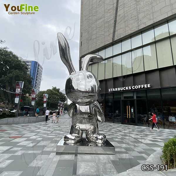 Large Garden Stainless Steel Rabbit Sculpture Suppliers