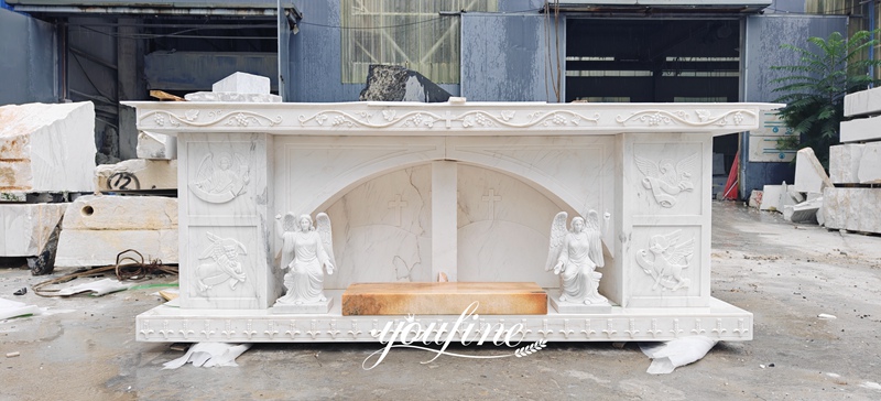 Altar Designs with Angel Statue