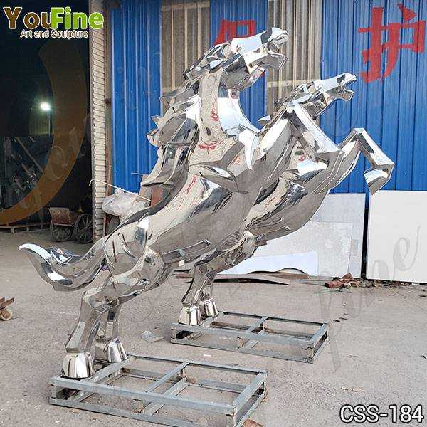 Large Stainless Steel Horse Sculpture Factory Supply