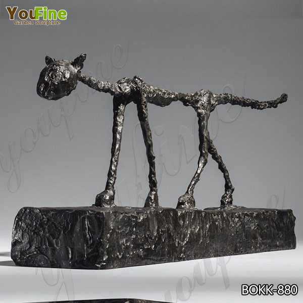 Modern Abstract Bronze Cat Sculpture By Giacometti for Sale BOKK-880