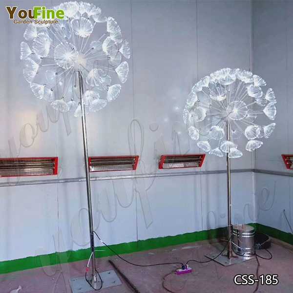 Outdoor Stainless Steel Dandelion Sculpture Manufacturers