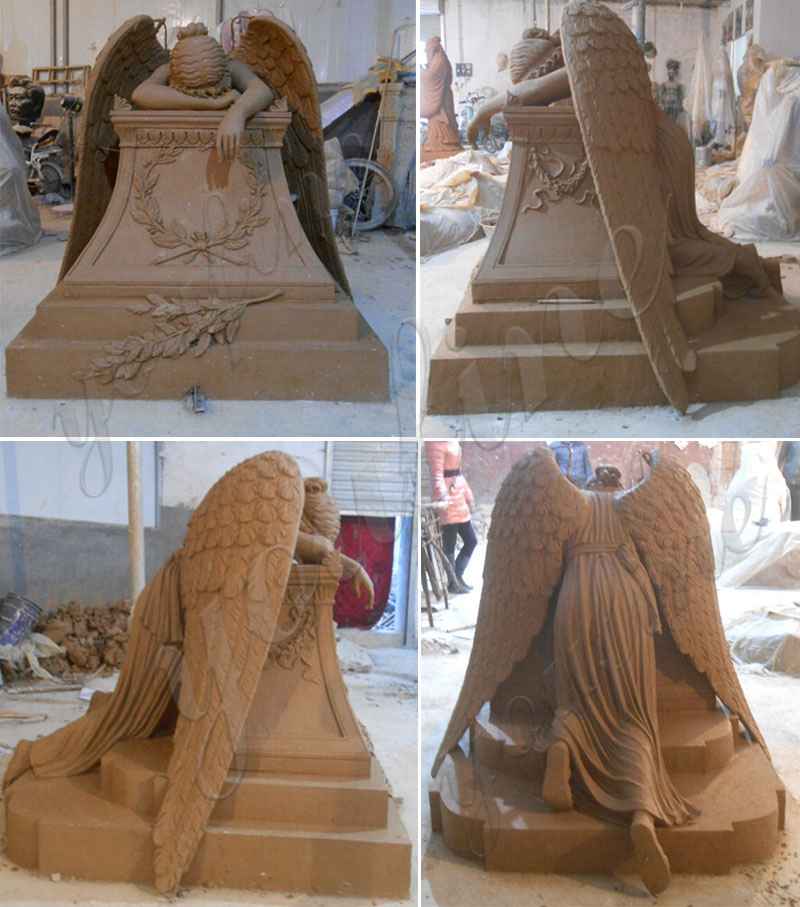 Weeping Angel Monument Headstone Angel Statues