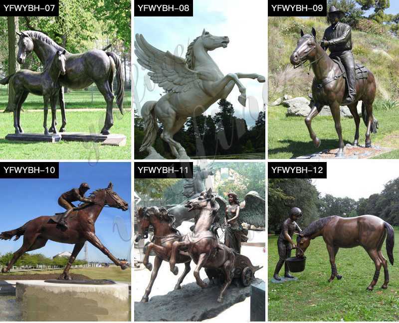 life size horse statues for sale