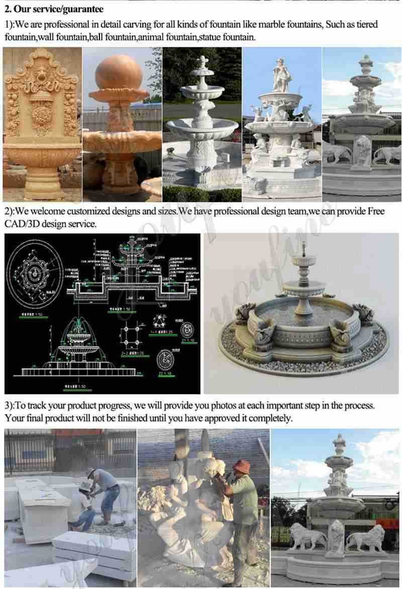 stone fountains near me