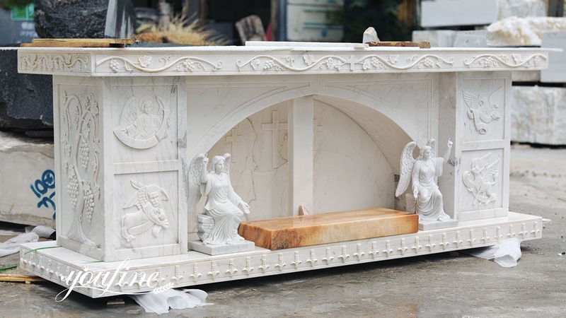 white Marble Church Altar